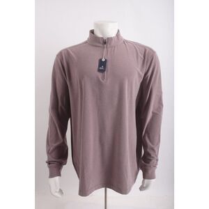 Johnnie O Mens Brady Shirt Top Size XXL Light Purple Quarter Zip NWT